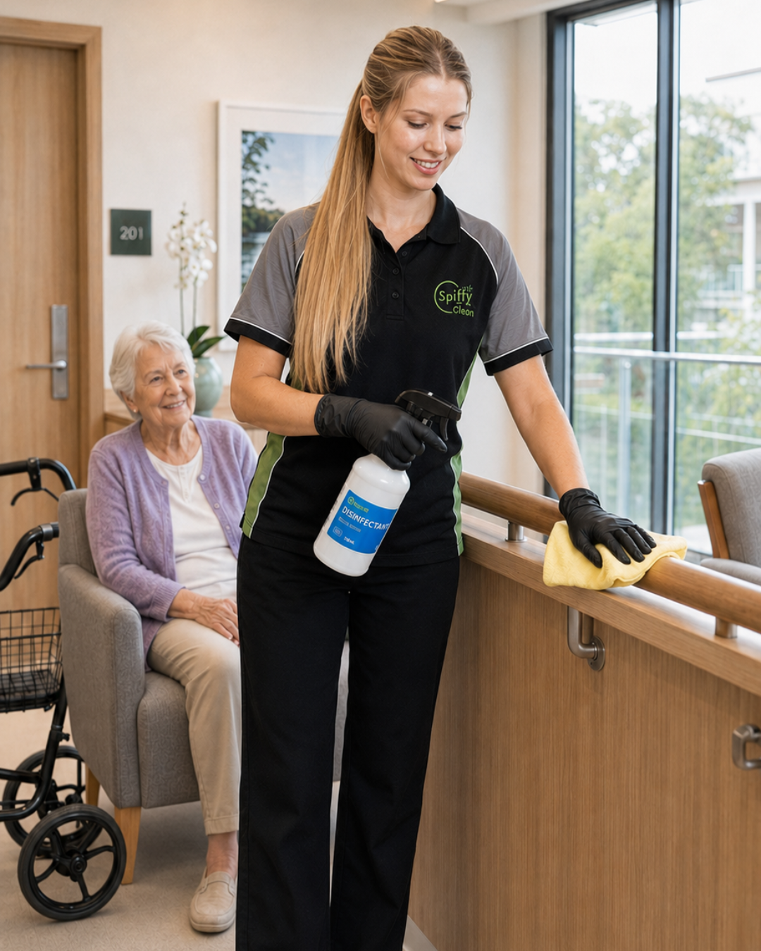 Aged Care Facilities Cleaning - Spiffy cleans