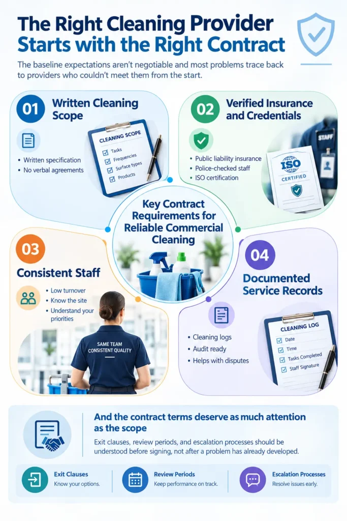 Cleaning Contracts Infographic Guide