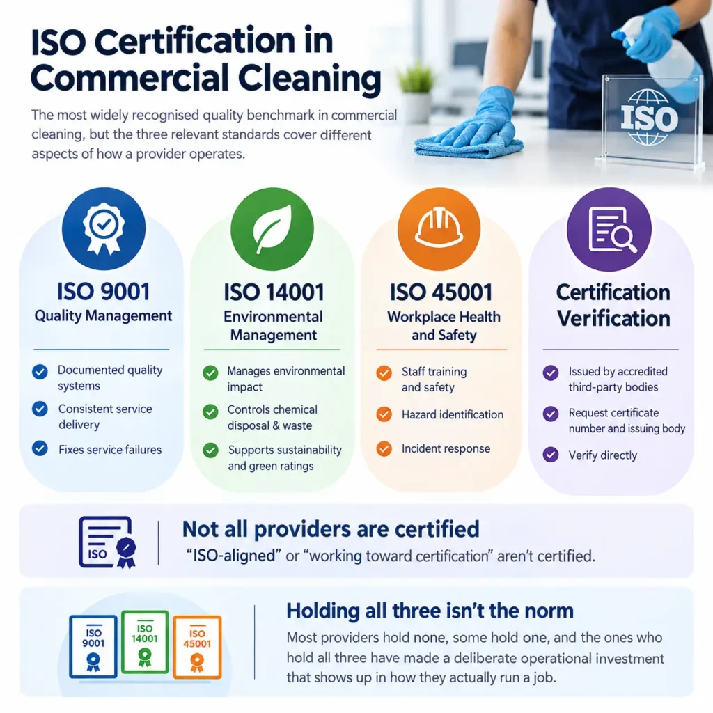 ISO Certification in Commercial Cleaning
